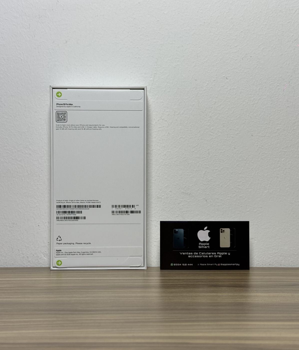 iPhone 18 Pro Max Glacier 512 GB